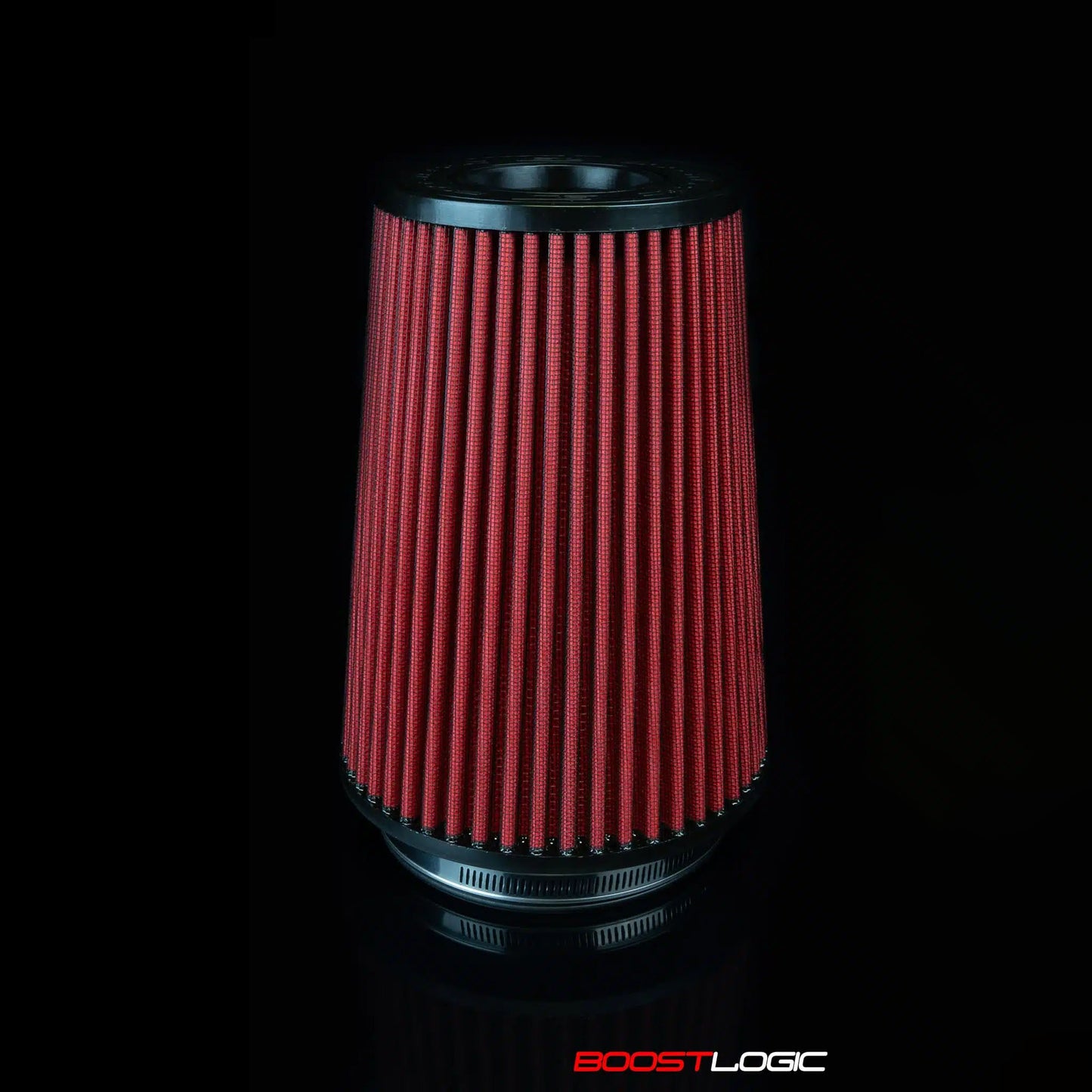 BOOST LOGIC RED DUAL CONE FILTER 5"