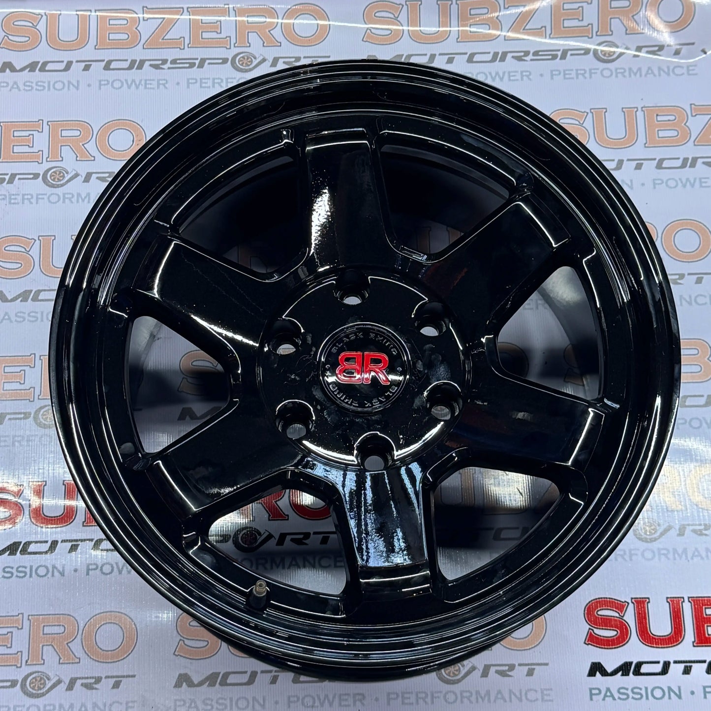 NISSAN GTR R35 RIMS BLACK RHINO 18"