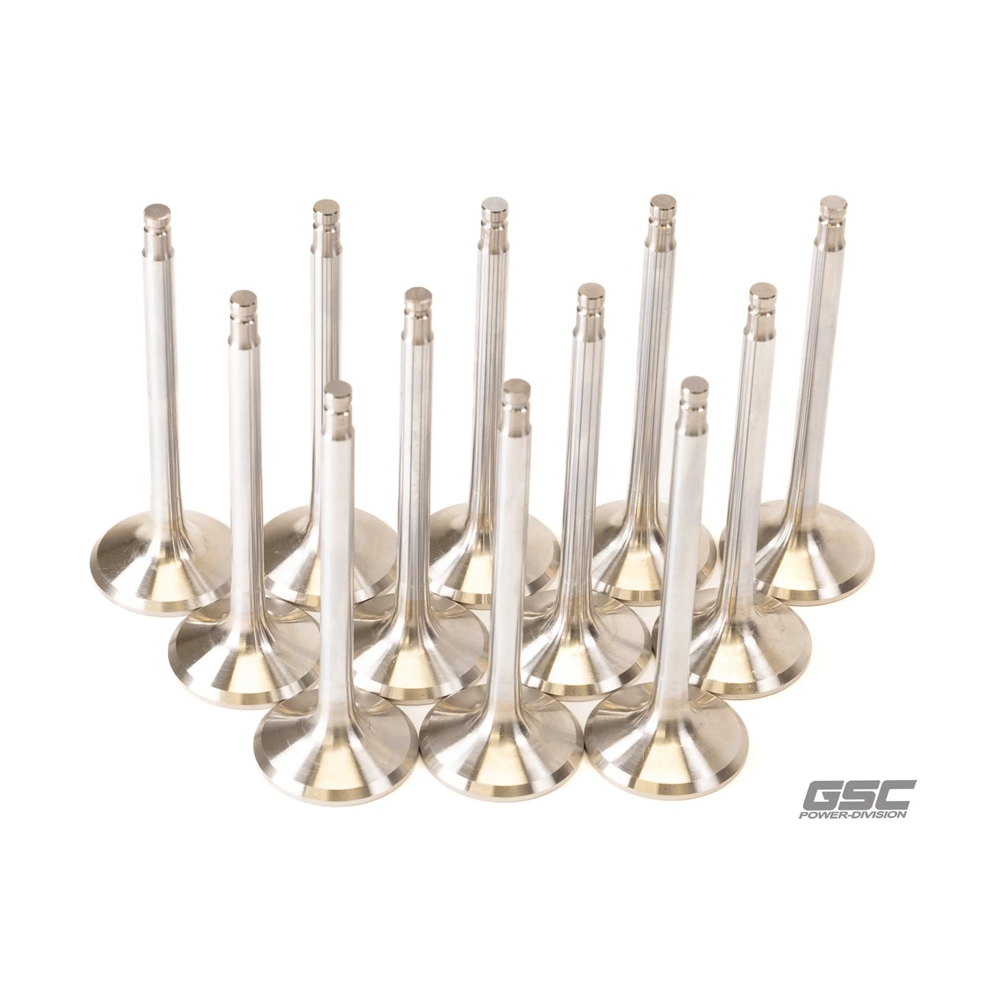 GSC POWER DIVISION 6.6MM STEM +1MM SUPER ALLOY EXHAUST VALVES NISSAN VR38DETT