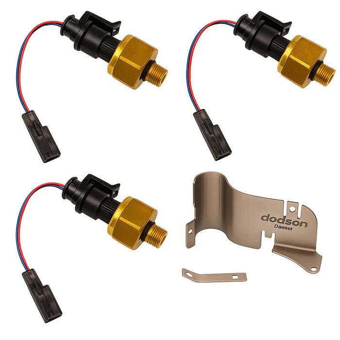 DODSON DMS-7224 LPS LINE/CLUTCH PRESSURE KIT (3X SENSOR WITH SHIELD AND BRACKET) FOR NISSAN GT-R (R35) 2009-