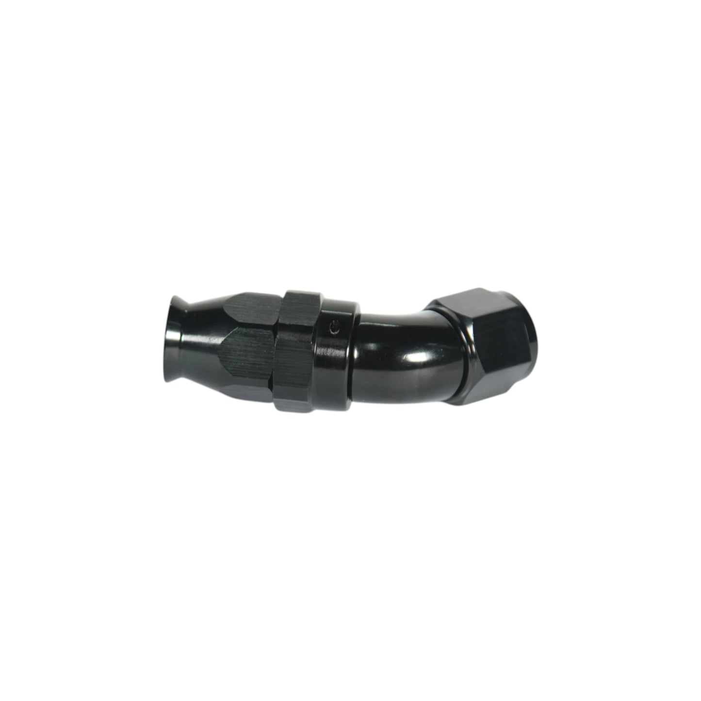 AN-6 PTFE HOSE END FITTING - 45 DEGREE
