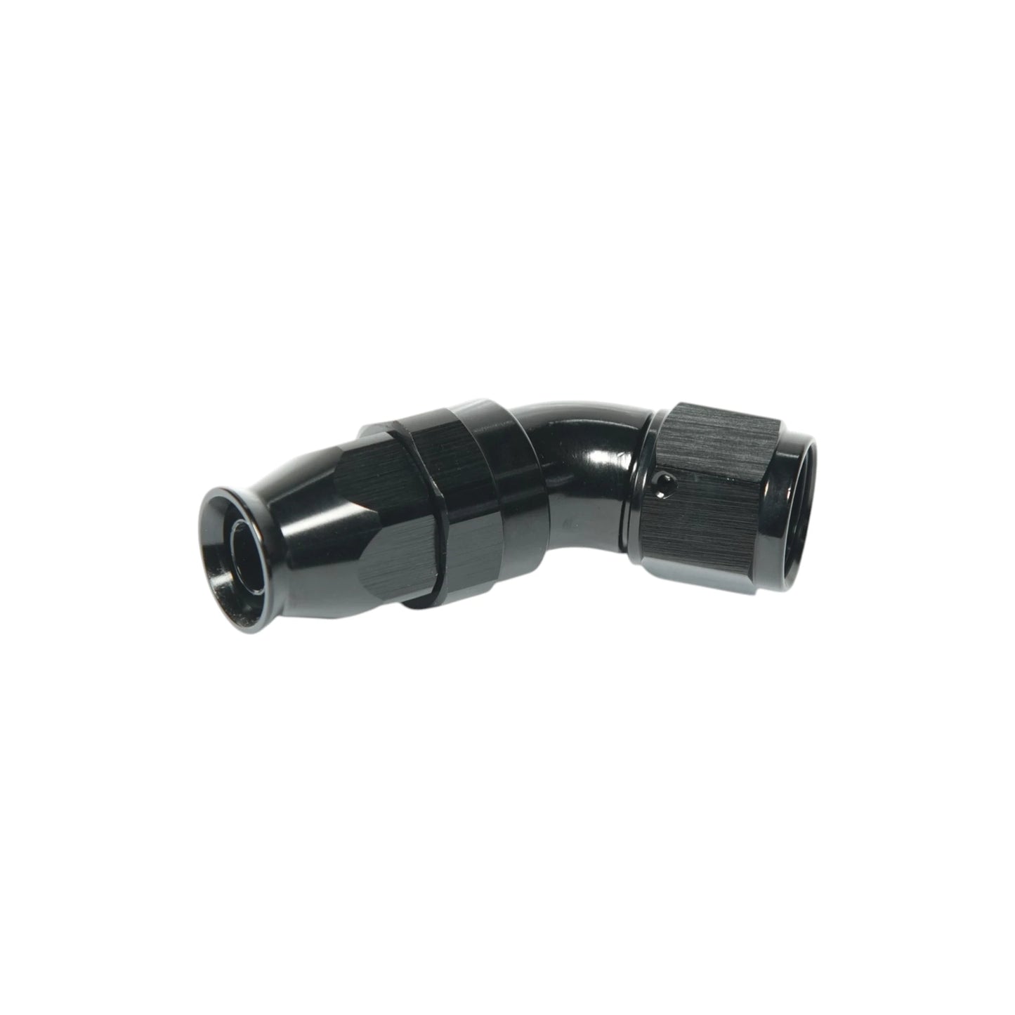 AN-6 PTFE HOSE END FITTING - 45 DEGREE