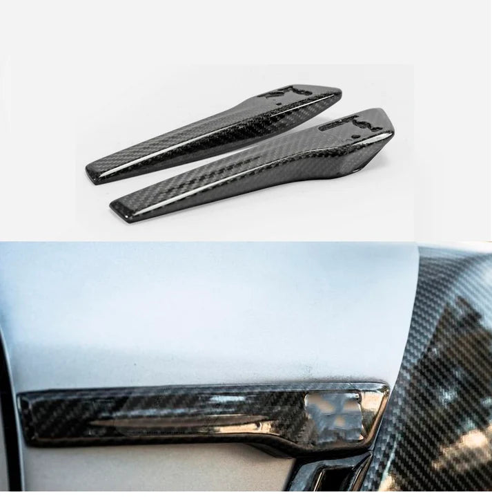 NISSAN GTR R35 (2017) OEM FRONT FENDER EMBLEM REPLACEMENT CARBON FIBER - Subzero Motorsports - FOR NISSAN GTR R35