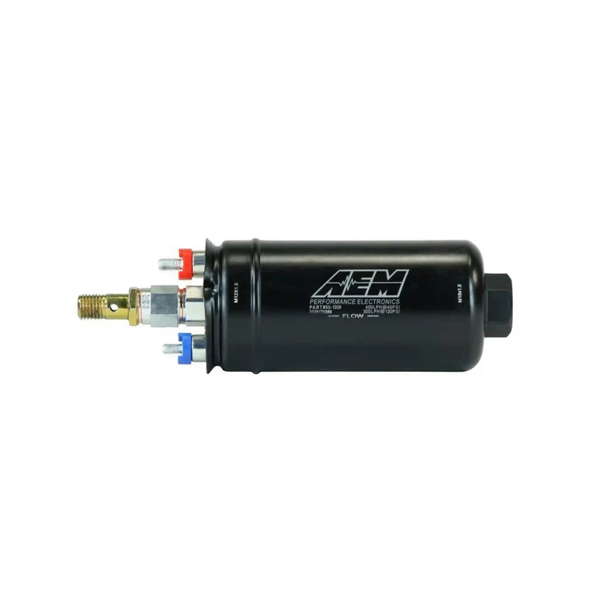 AEM METRIC HIGH-FLOW INLINE FUEL PUMP 400LPH (50-1009)