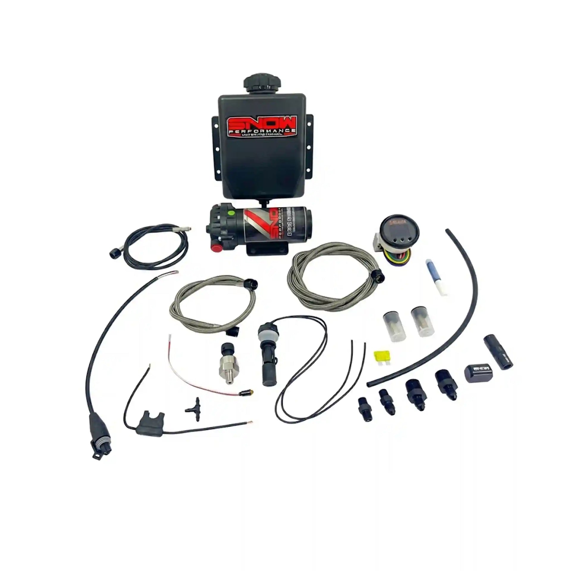 طقم أداء الثلج للماء/الميثانول المرحلة 2.5 | مضفر من الفولاذ المقاوم للصدأ