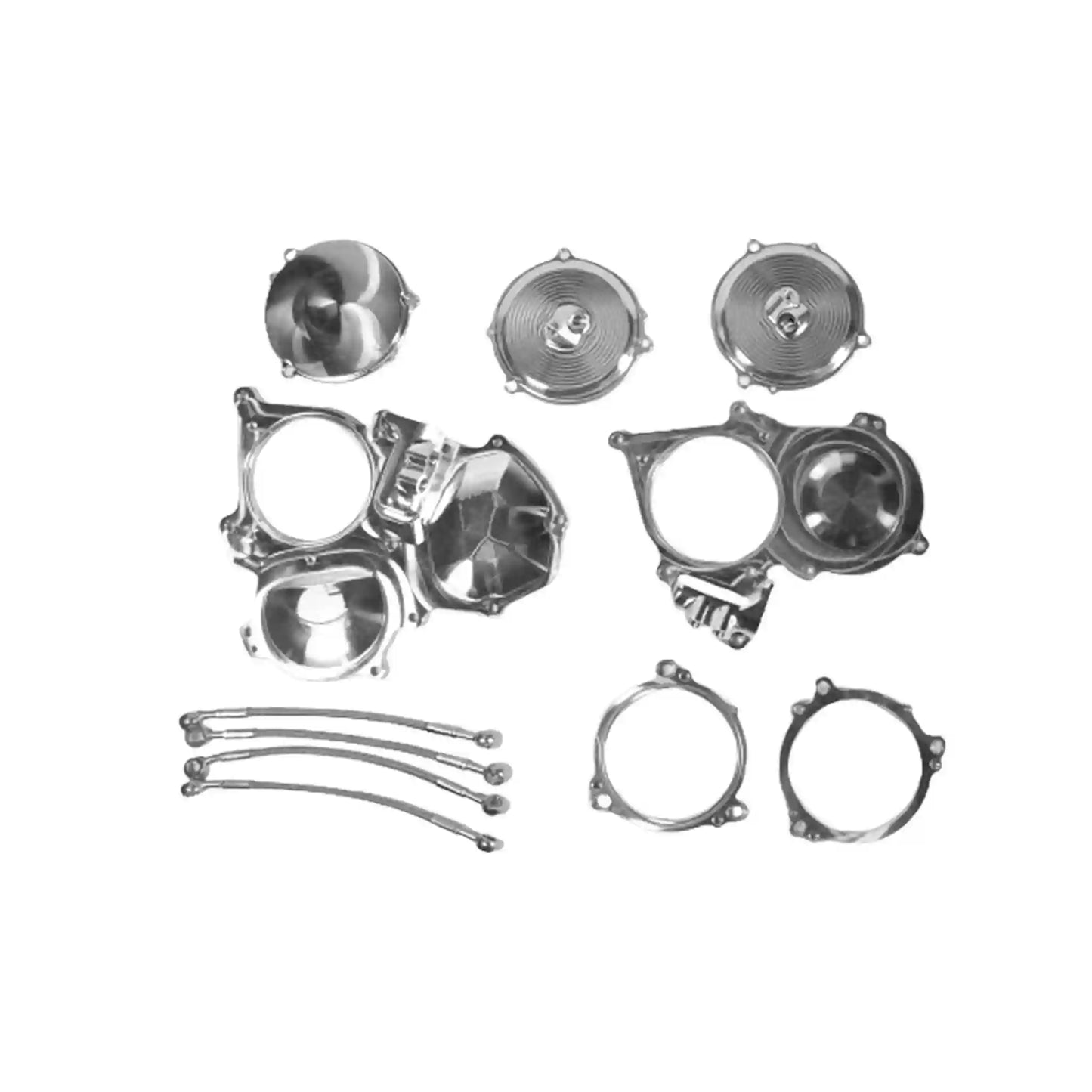 SZM BILLET LEFT & RIGHT VVTI TIMING CAM COVERS NISSAN GTR R35