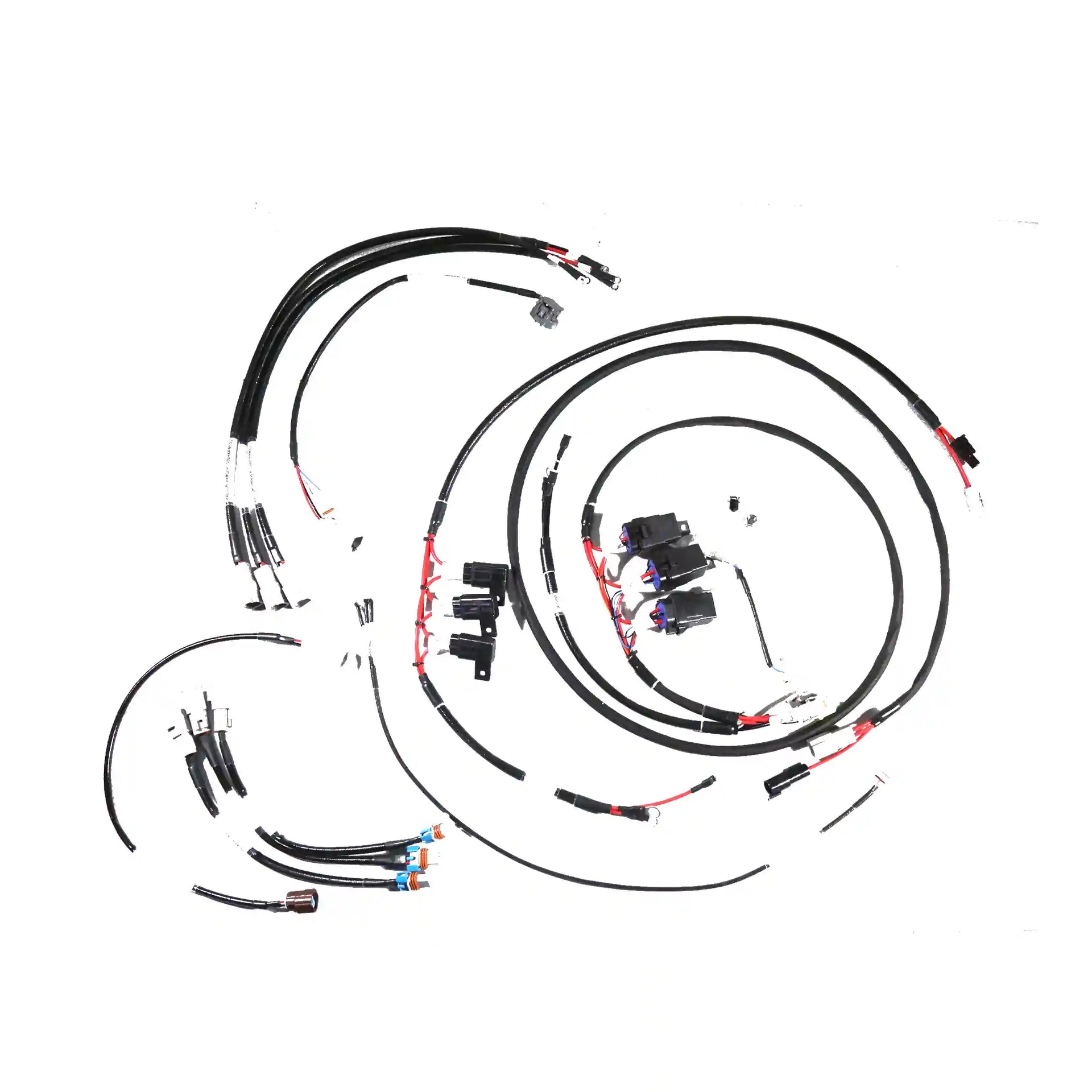 fuel pump wiring harness kit for Nissan GTR R35 on a white background
